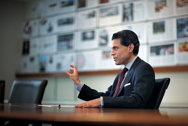 Fareed at Newsweek photo credit Charles Ommanney Getty Images
