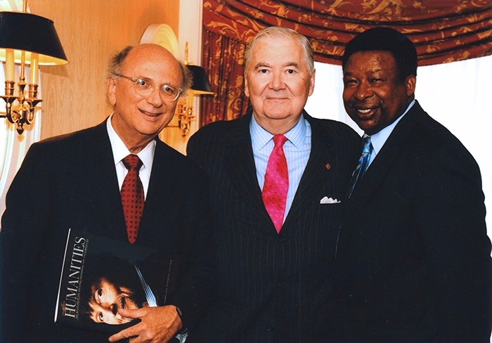 Dale Chapman and Ed Hightower meeting Robert Perry 